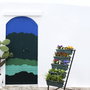 Hanah Home Rs-001 Maceta Decorativa de Jardín, Metal, 56x130x85 cm, Verde Oscuro y Negro